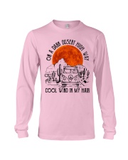 Flower child hippie woman Long Sleeve Tee tile