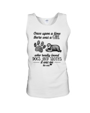 Dog and Sloths Unisex Tank thumbnail