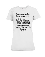 Dog and Sloths Premium Fit Ladies Tee thumbnail