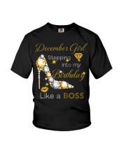 December Gift for Birthday Girl Youth T-Shirt thumbnail