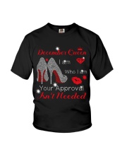 December Gift for Birthday Girl Youth T-Shirt tile