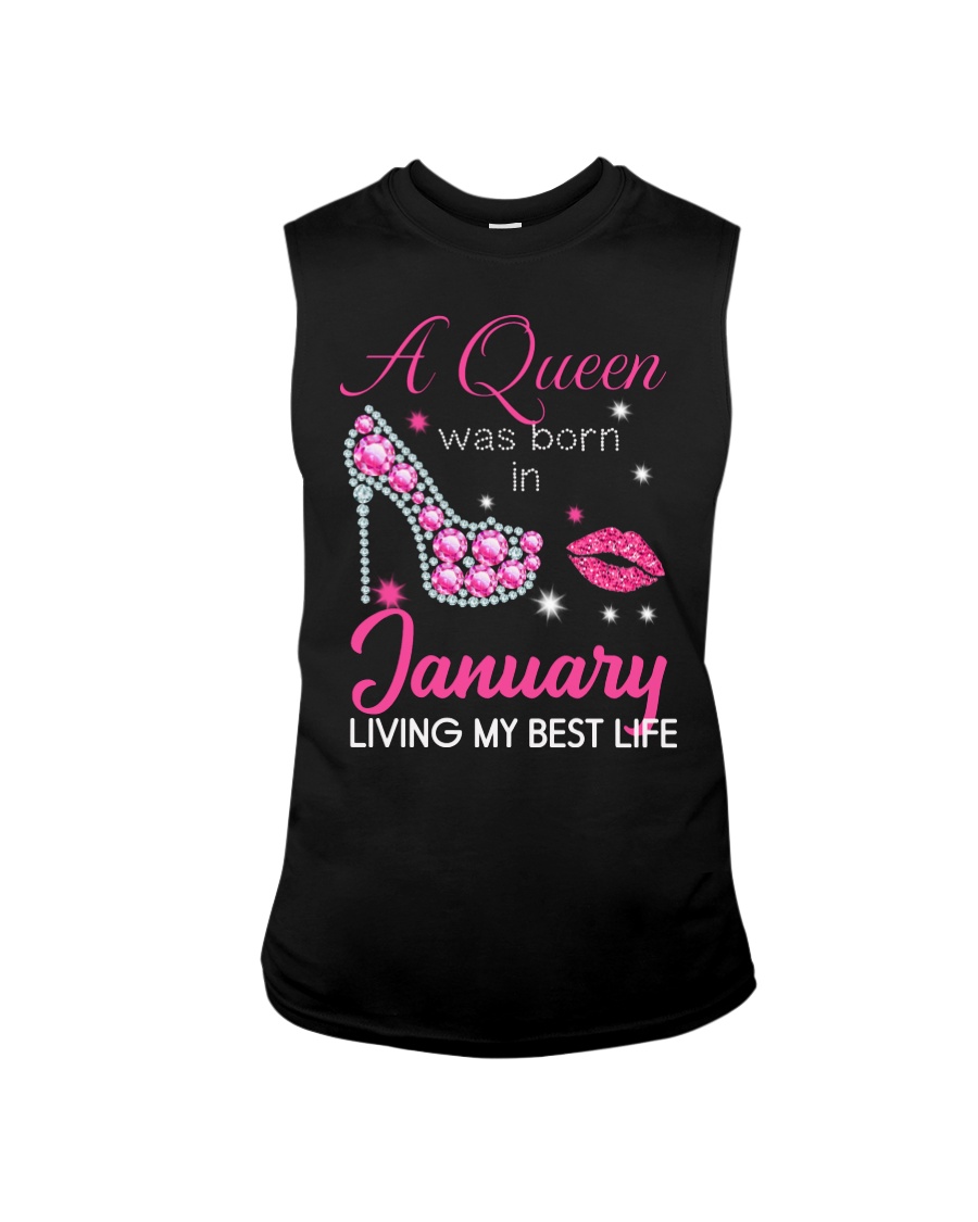 January Gift for Birthday Girl Sleeveless Tee