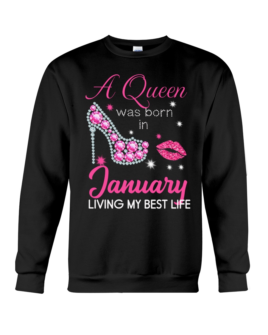 January Gift for Birthday Girl Crewneck Sweatshirt