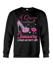 January Gift for Birthday Girl Crewneck Sweatshirt thumbnail