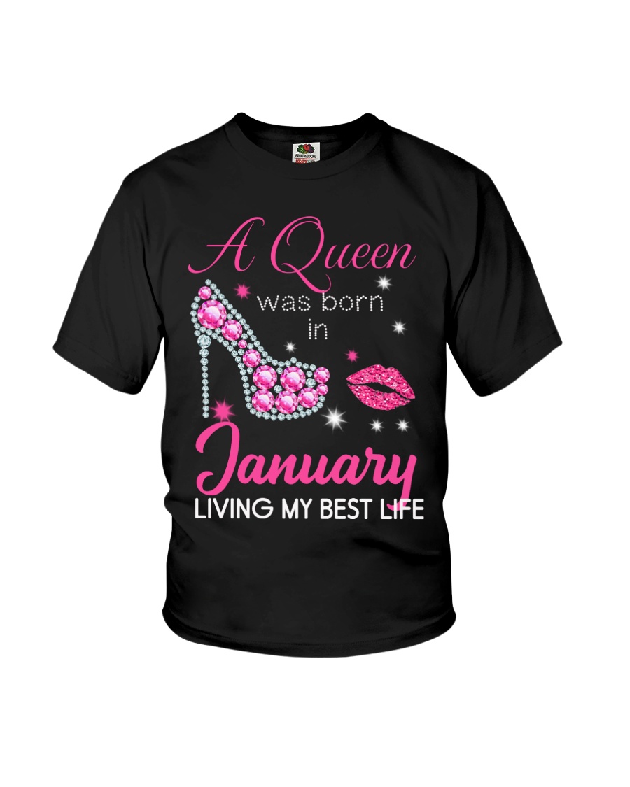 January Gift for Birthday Girl Youth T-Shirt