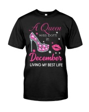 December Gift for Birthday Girl Classic T-Shirt front