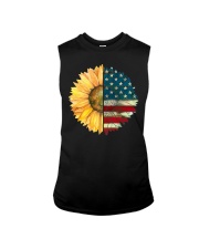 Sunflower American Flag Sleeveless Tee thumbnail