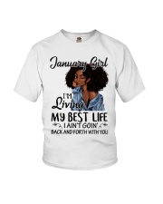 January Gift for Birthday Girl Youth T-Shirt thumbnail