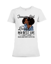 January Gift for Birthday Girl Premium Fit Ladies Tee thumbnail