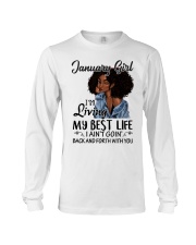 January Gift for Birthday Girl Long Sleeve Tee thumbnail