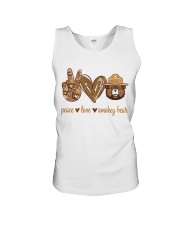 Peace Love Unisex Tank tile