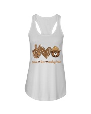 Peace Love Ladies Flowy Tank tile