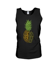 Pineapple sunflower Unisex Tank tile
