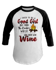 Good Girl Wine Baseball Tee thumbnail