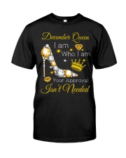 December Gift for Birthday Girl Classic T-Shirt front