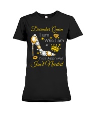 December Gift for Birthday Girl Premium Fit Ladies Tee tile
