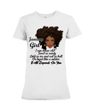 January Gift for Birthday Girl Premium Fit Ladies Tee tile