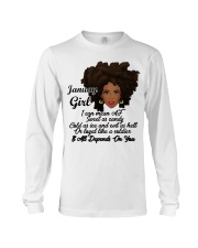 January Gift for Birthday Girl Long Sleeve Tee tile