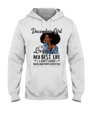 December Gift for Birthday Girl Hooded Sweatshirt tile