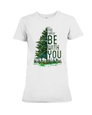 Forest be with you Premium Fit Ladies Tee tile