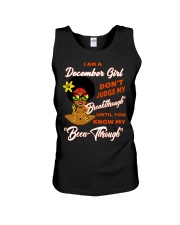 December Gift for Birthday Girl Unisex Tank tile