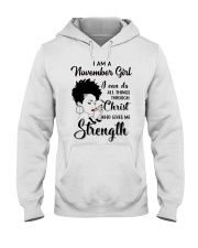 November Gift for Birthday Girl Hooded Sweatshirt tile