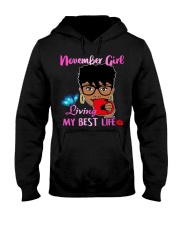 November Gift for Birthday Girl Hooded Sweatshirt tile