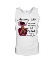 January Gift for Birthday Girl Unisex Tank tile
