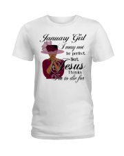 January Gift for Birthday Girl Ladies T-Shirt tile
