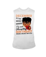December Gift for Birthday Girl Sleeveless Tee tile