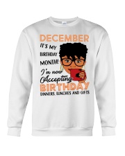 December Gift for Birthday Girl Crewneck Sweatshirt tile