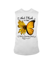 Sunflower Butterfly Sleeveless Tee tile