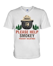 Smokey V-Neck T-Shirt tile