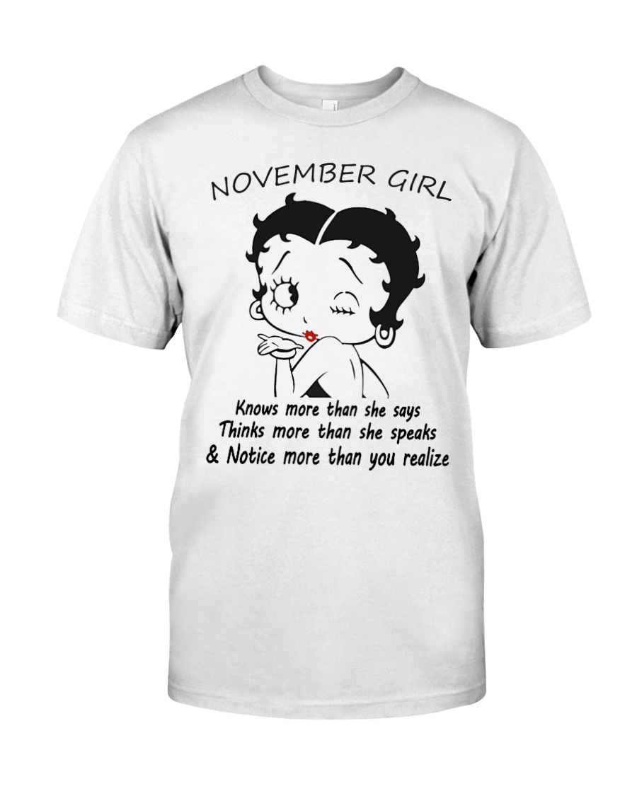 November Gift for Birthday Girl Classic T-Shirt