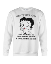 November Gift for Birthday Girl Crewneck Sweatshirt tile