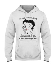 November Gift for Birthday Girl Hooded Sweatshirt tile