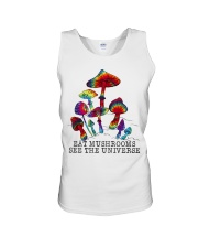 Mushrooms see the universr Unisex Tank tile