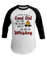 Good Girl Whiskey Baseball Tee tile