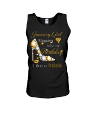 January Gift for Birthday Girl Unisex Tank tile