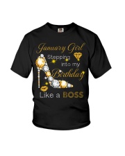 January Gift for Birthday Girl Youth T-Shirt tile