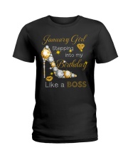 January Gift for Birthday Girl Ladies T-Shirt tile