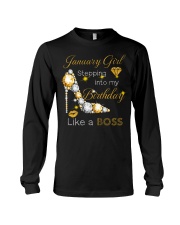 January Gift for Birthday Girl Long Sleeve Tee tile