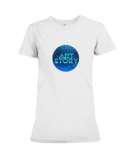 The ART OF STORY RETRO LOGO APPAREL Premium Fit Ladies Tee front