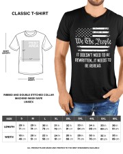 IT DOESN'T NEED TO BE REWRITTEN. IT NEEDS TO BE REREAD Classic T-Shirt custom-t-shirts-classic-lifestyle-front-198