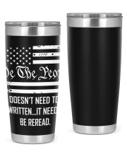 IT DOESN'T NEED TO BE REWRITTEN. IT NEEDS TO BE REREAD 20oz Tumbler tile