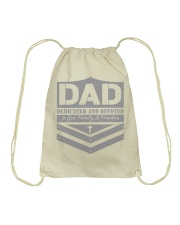 DAD Dedicated And Devoted Drawstring Bag tile