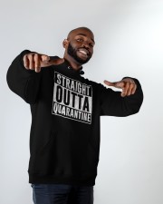 Straight Outta Quarantine Hooded Sweatshirt apparel-hooded-sweatshirt-lifestyle-front-12
