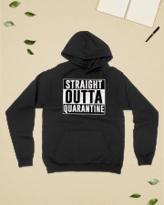Straight Outta Quarantine Hooded Sweatshirt lifestyle-unisex-hoodie-front-6