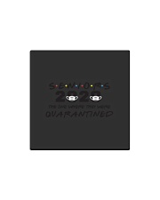 Seniors The One Where They Were Quarantined 2020 Square Magnet thumbnail