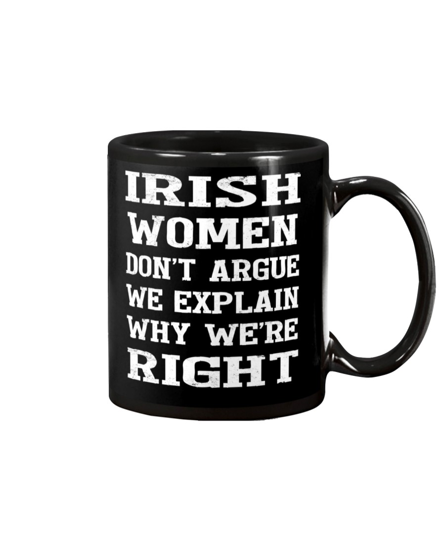 Irish women don't argue Mug